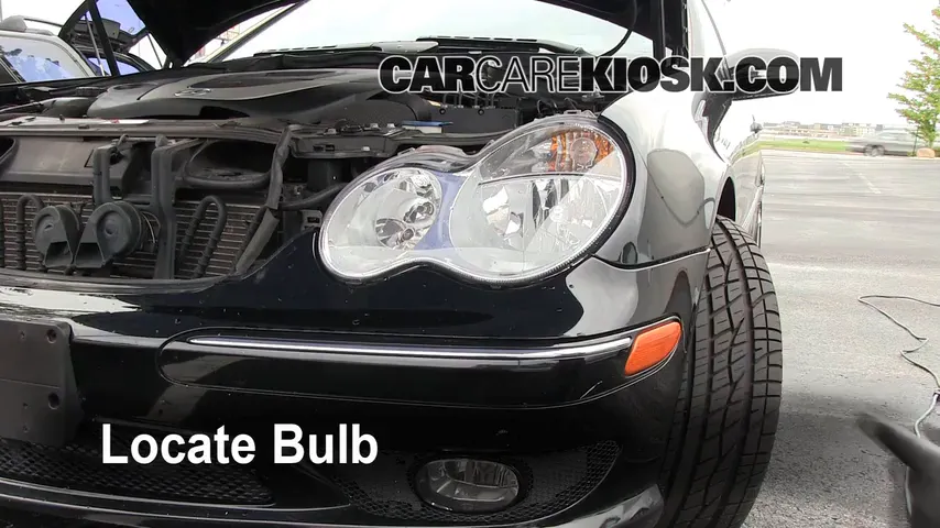 2007 Mercedes-Benz C230 Sport 2.5L V6 FlexFuel Luces Luz de carretera (reemplazar foco) 